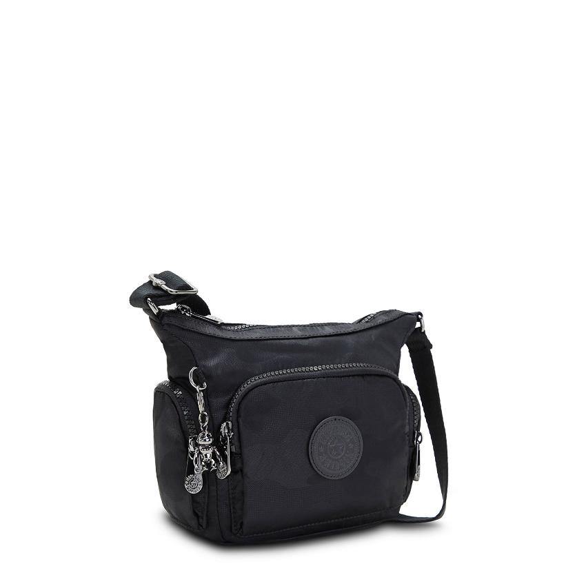 Kipling Gabbie Mini Crossbody Bags Black Camo | Ki1925D