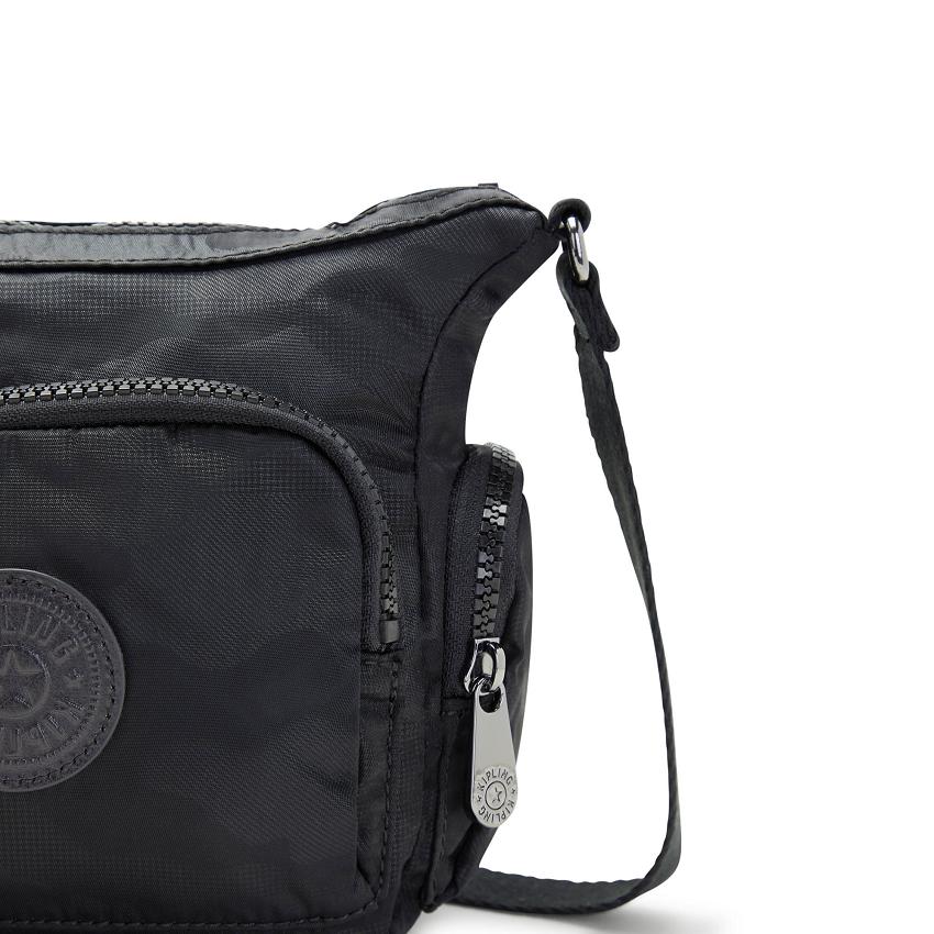 Kipling Gabbie Mini Crossbody Bags Black Camo | Ki1925D