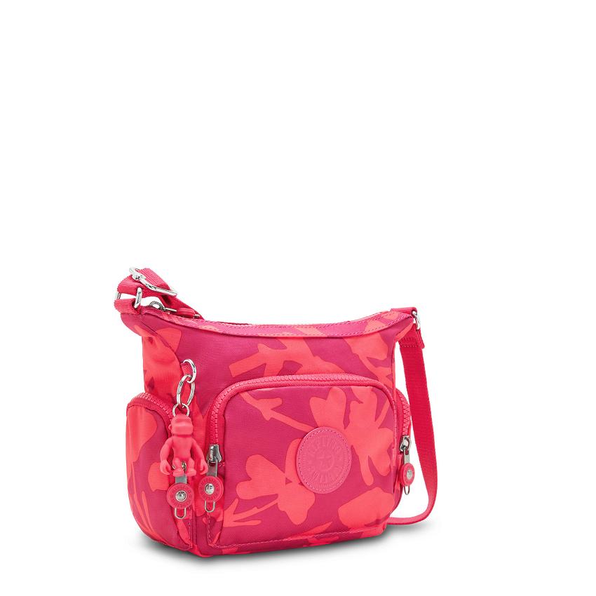 Kipling Gabbie Mini Crossbody Bags Coral Flower | Ki2060K