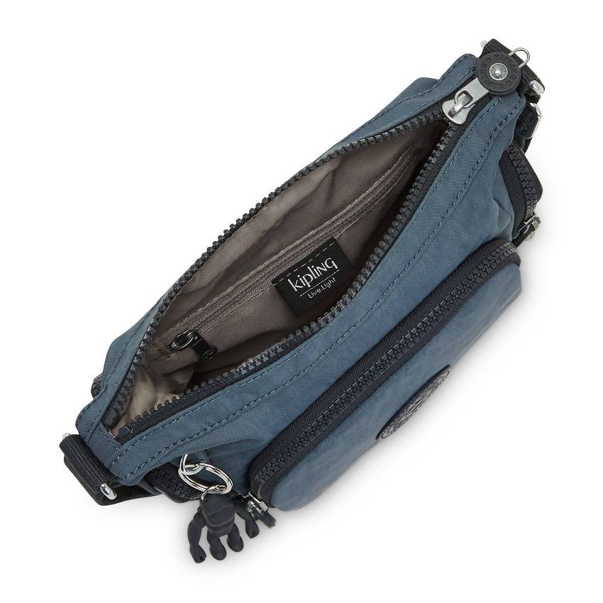 Kipling Gabbie Mini Crossbody Bags Navy Grey | Ki1864Q