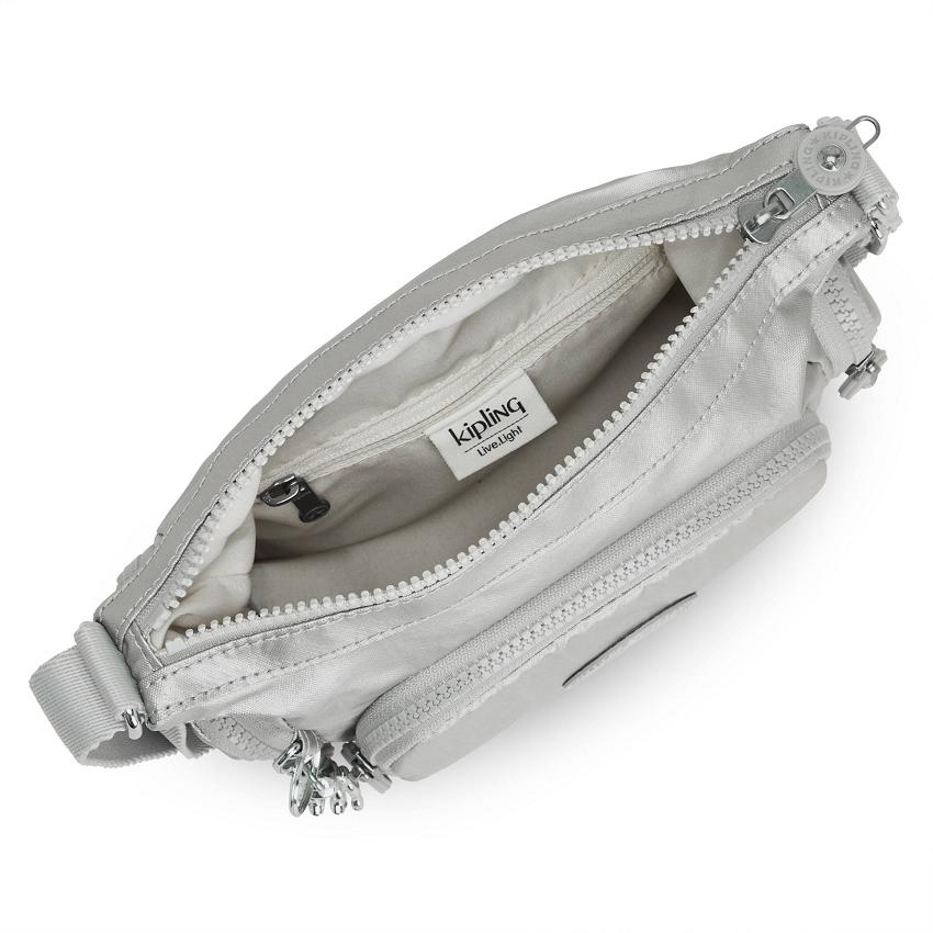 Kipling Gabbie Mini Crossbody Bags Silver | Ki1837A