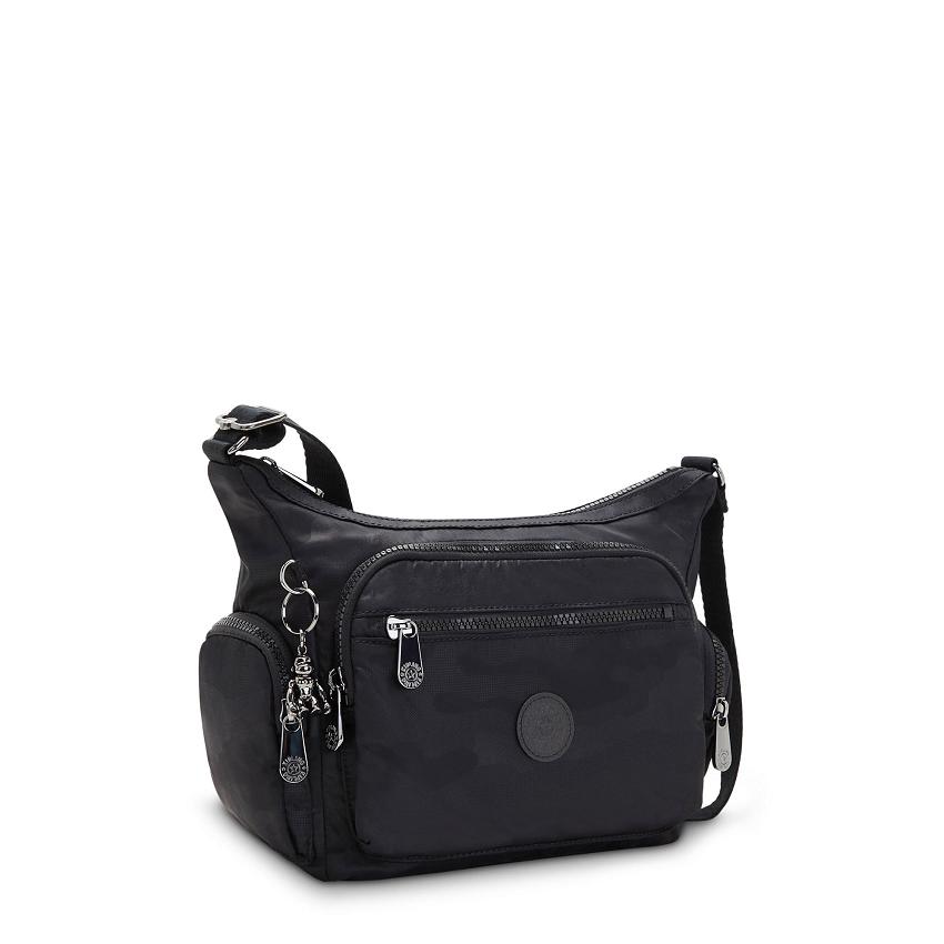 Kipling Gabbie Small Crossbody Bags Black Camo | Ki1291P