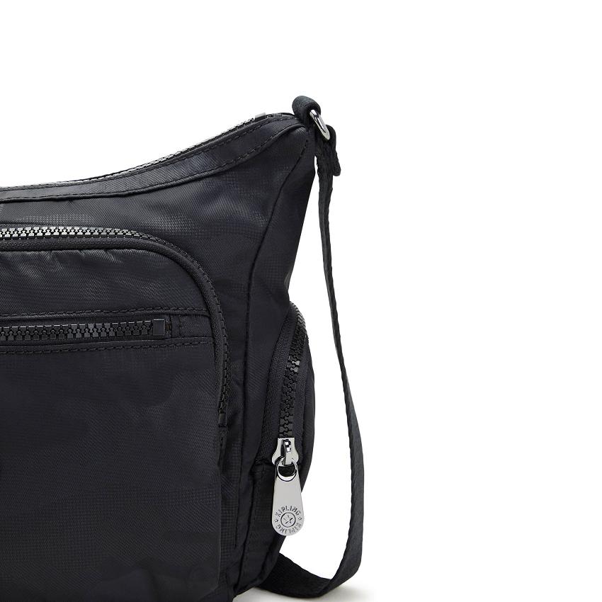 Kipling Gabbie Small Crossbody Bags Black Camo | Ki1291P