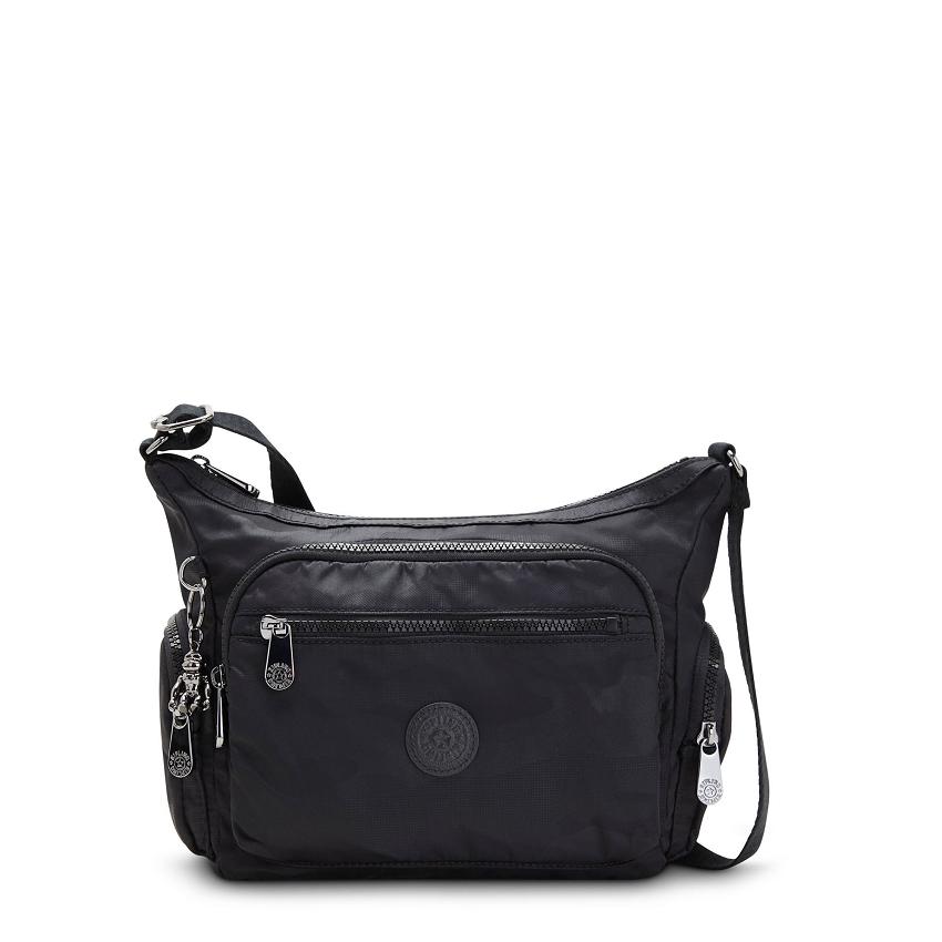 Kipling Gabbie Small Crossbody Bags Black Camo | Ki1291P