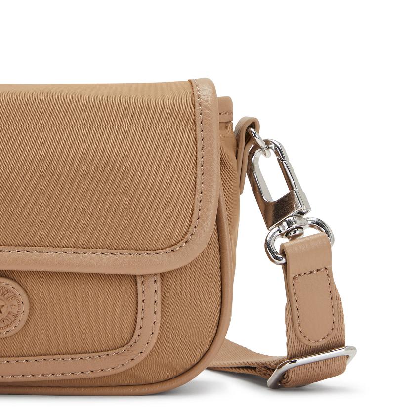 Kipling Inaki Small Crossbody Bags Khaki | Ki1865S