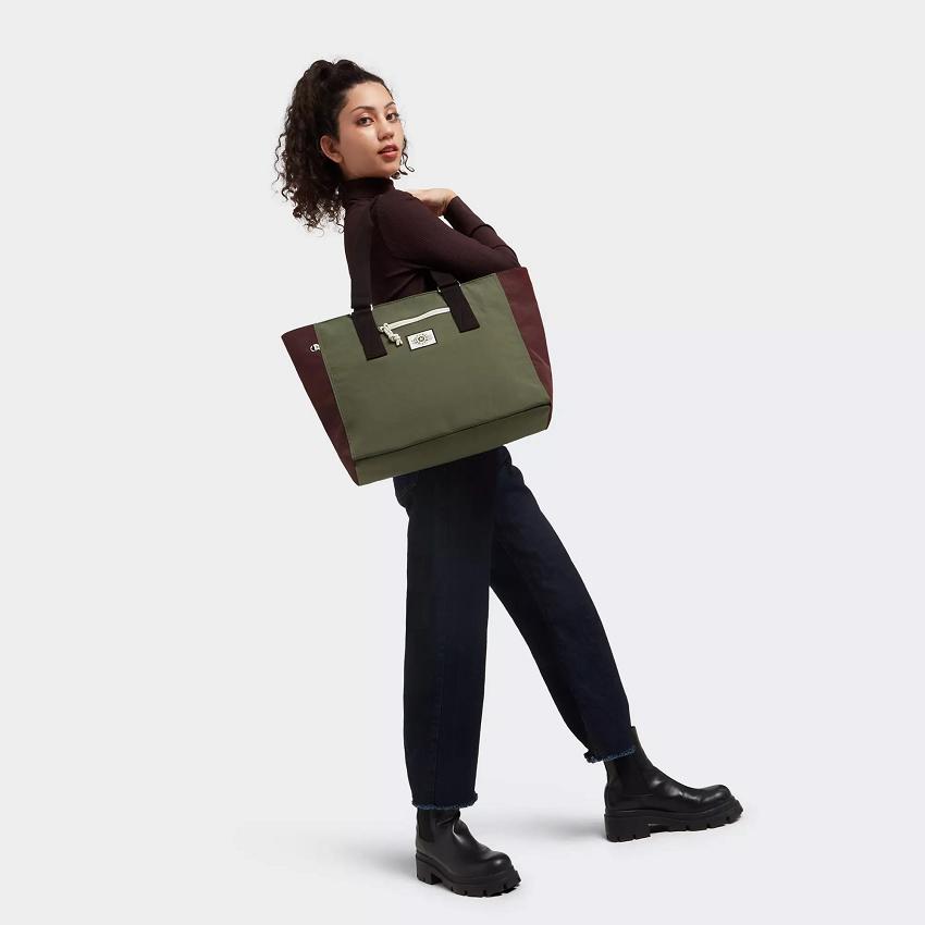 Kipling Jodi M Tote Bags Olive | Ki1393Y