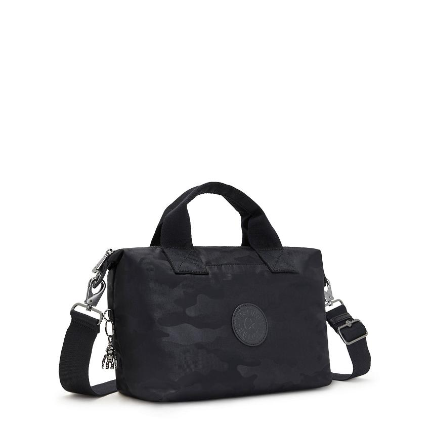 Kipling Kala Mini Crossbody Bags Black Camo | Ki2115D