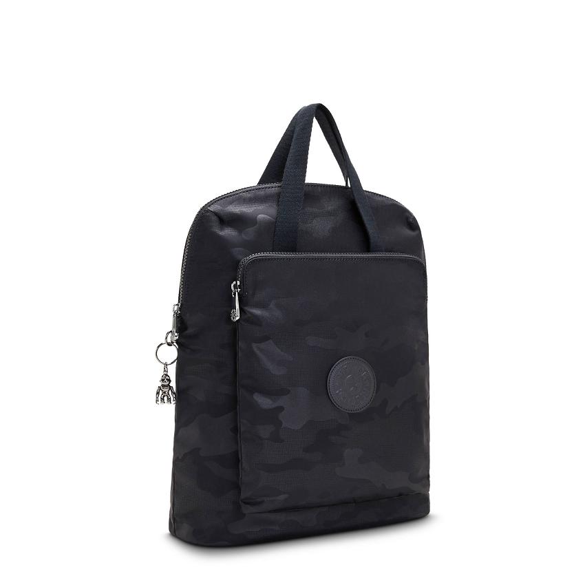 Kipling Kazuki Backpacks Black Camo | Ki1961R