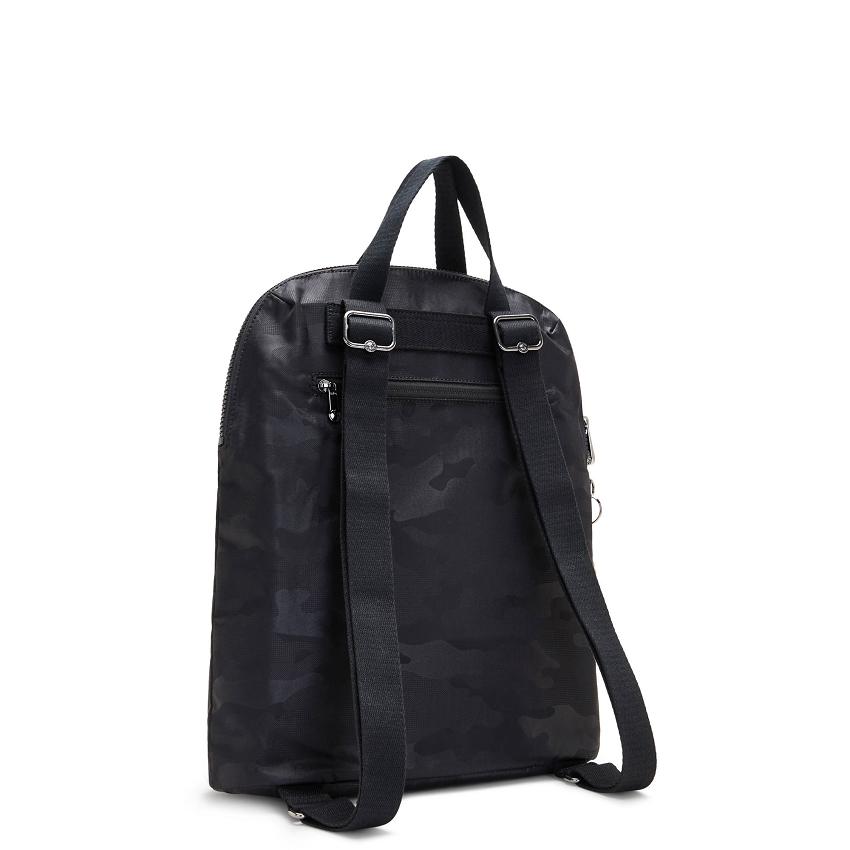 Kipling Kazuki Backpacks Black Camo | Ki1961R