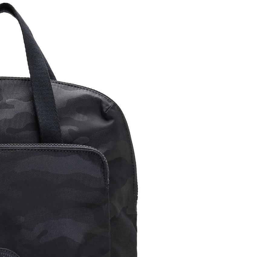 Kipling Kazuki Backpacks Black Camo | Ki1961R