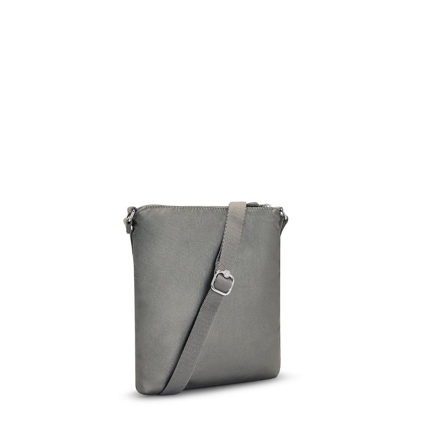 Kipling Keiko Metallic Bags Grey Metal | Ki1181J