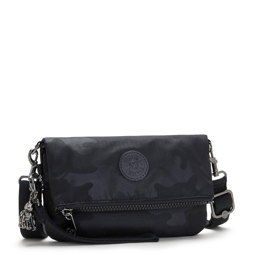 Kipling Lynne Crossbody Bags Black Camo | Ki1481Y