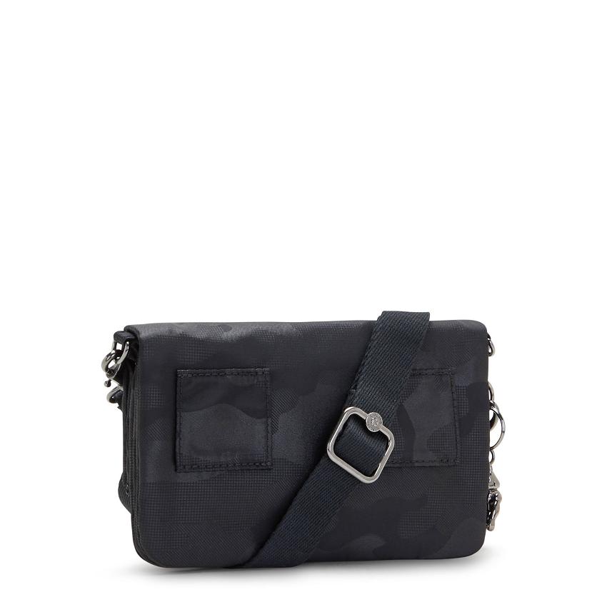 Kipling Lynne Crossbody Bags Black Camo | Ki1481Y