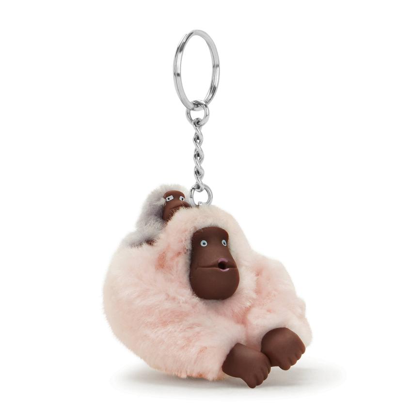 Kipling Mom And Baby Keychains Pink | Ki1196E