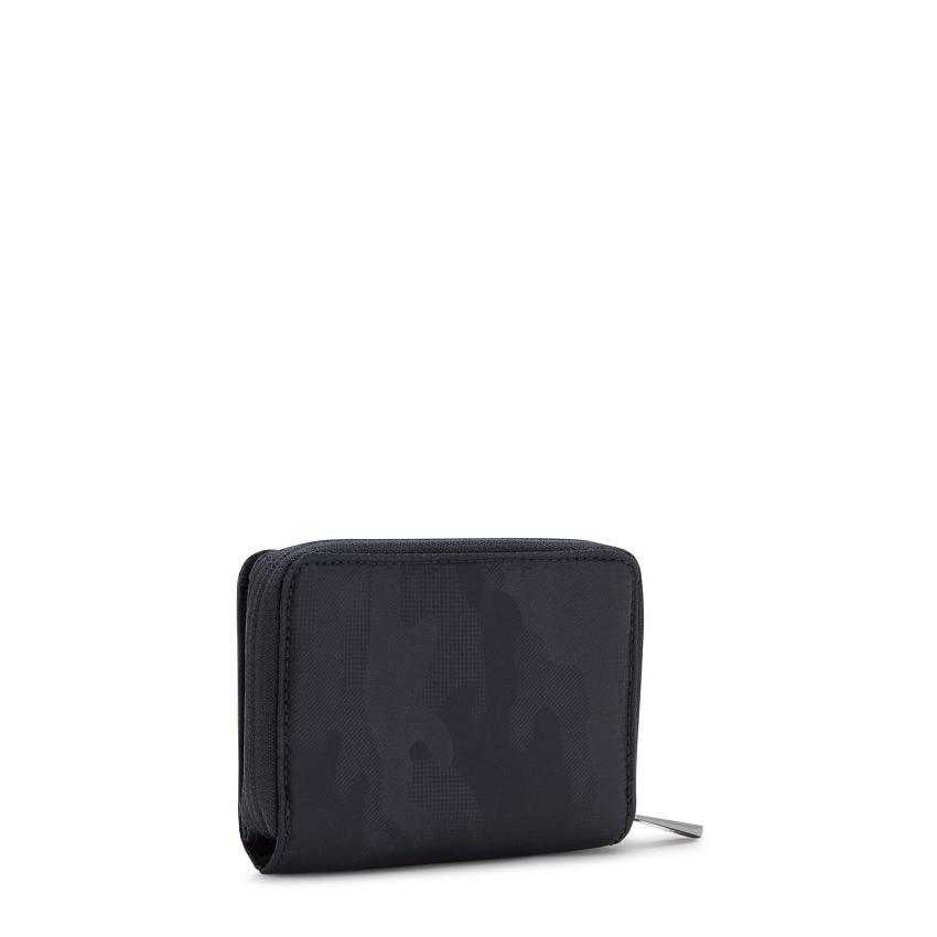 Kipling Money Love Wallets Black Camo | Ki1226K