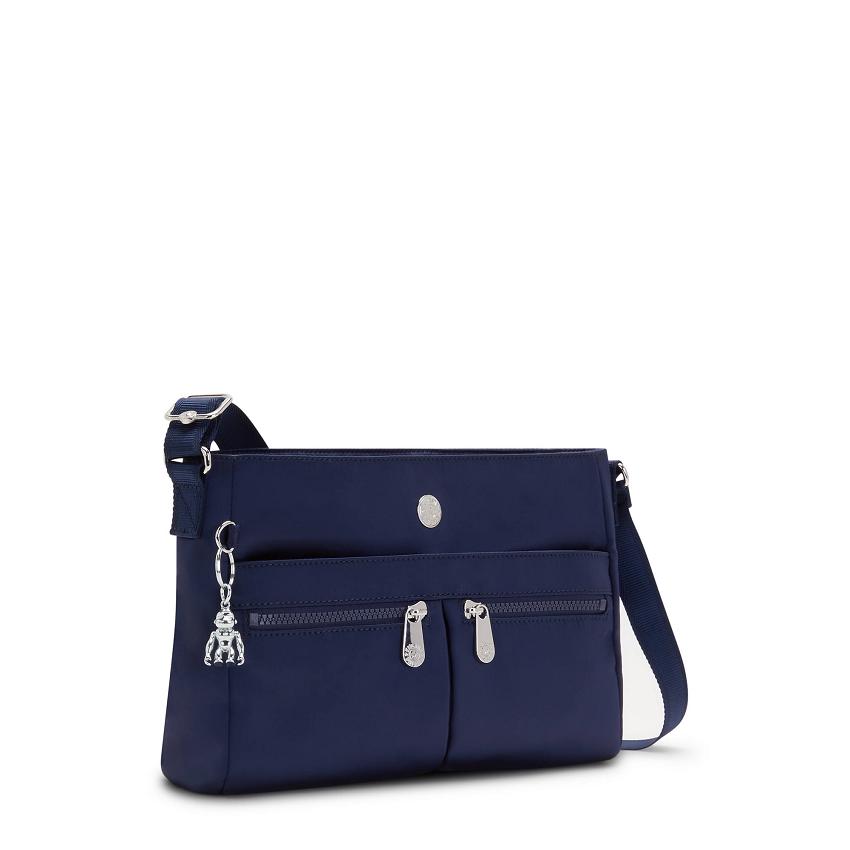 Kipling New Angie Crossbody Bags Blue | Ki1562H