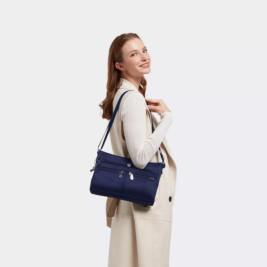 Kipling New Angie Crossbody Bags Blue | Ki1562H