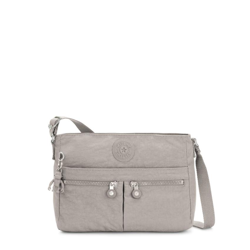 Kipling New Angie Crossbody Bags Grey | Ki1677D