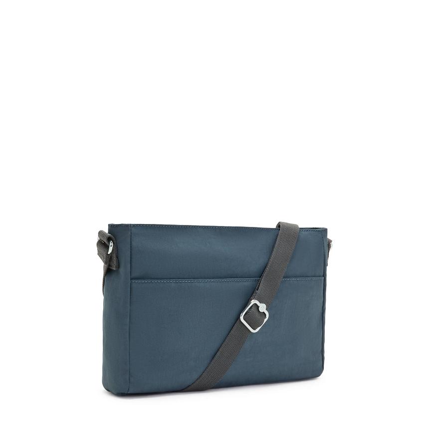 Kipling New Angie Crossbody Bags Navy Grey | Ki1812E