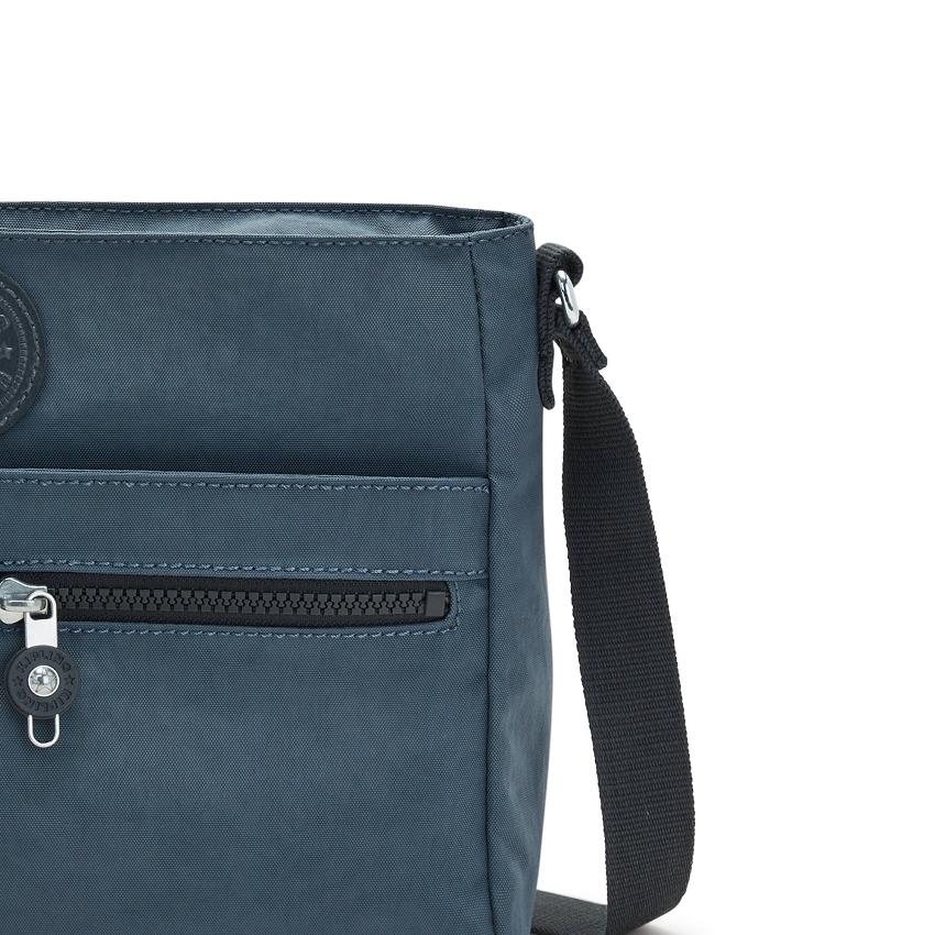 Kipling New Angie Crossbody Bags Navy Grey | Ki1812E