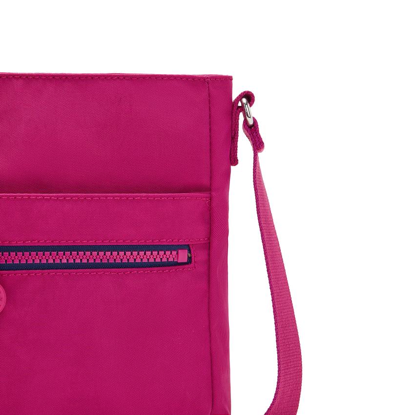 Kipling New Angie Crossbody Bags Pink Fuchsia | Ki1758V