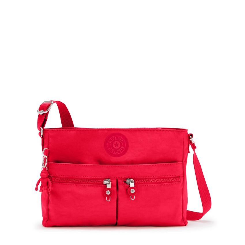 Kipling New Angie Crossbody Bags Red | Ki1596U