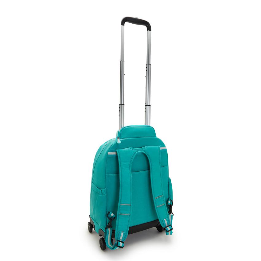 Kipling New Zea Rolling Backpacks Turquoise | Ki1222S