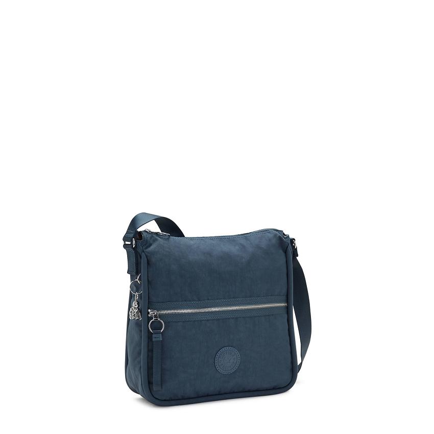 Kipling Oswin Shoulder Bags Navy Grey | Ki1063G