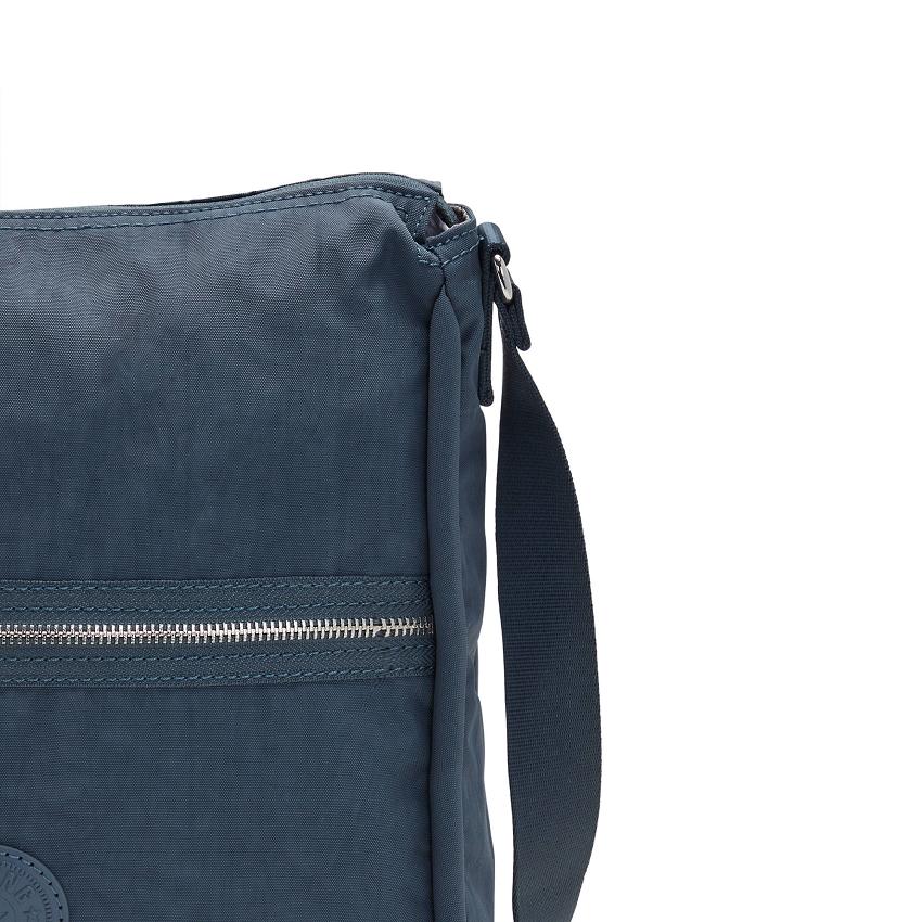 Kipling Oswin Shoulder Bags Navy Grey | Ki1063G