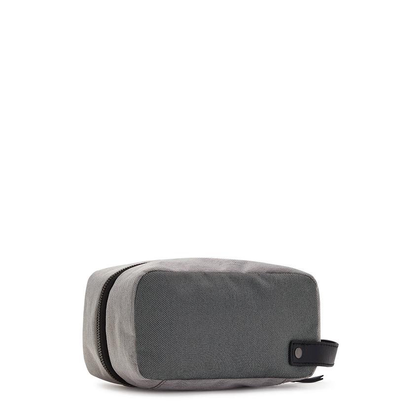 Kipling Riaz Toiletry Bags Grey Black | Ki1845C