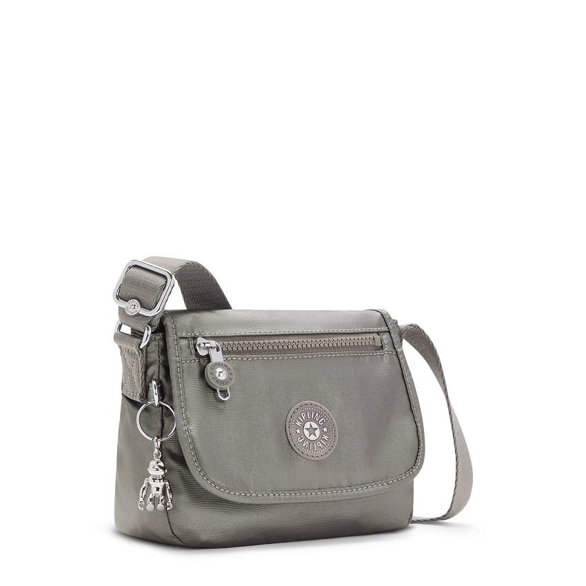 Kipling Sabian Crossbody Bags Grey Metal | Ki1189M