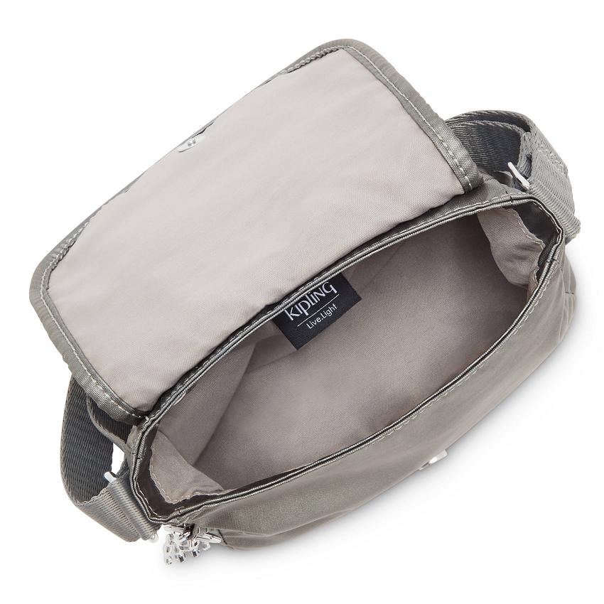 Kipling Sabian Crossbody Bags Grey Metal | Ki1189M