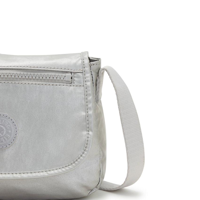 Kipling Sabian Metallic Bags Silver | Ki1236S