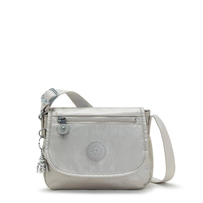 Kipling Sabian Metallic Bags Silver | Ki1236S