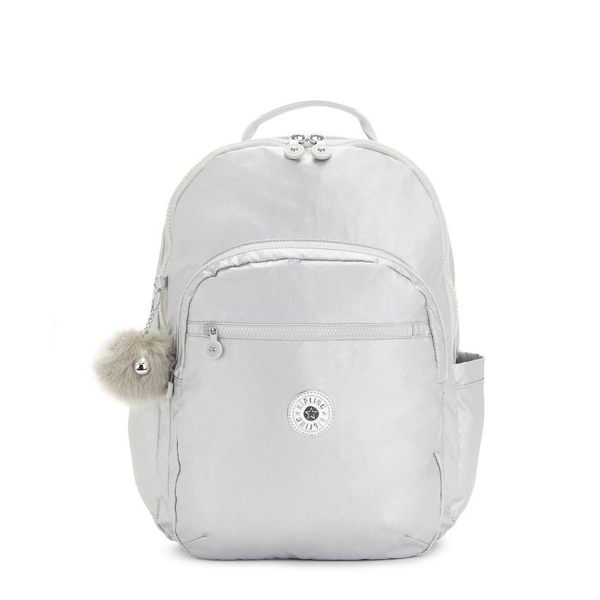 Kipling Seoul Extra Large Laptop Backpacks Metal | Ki1246O