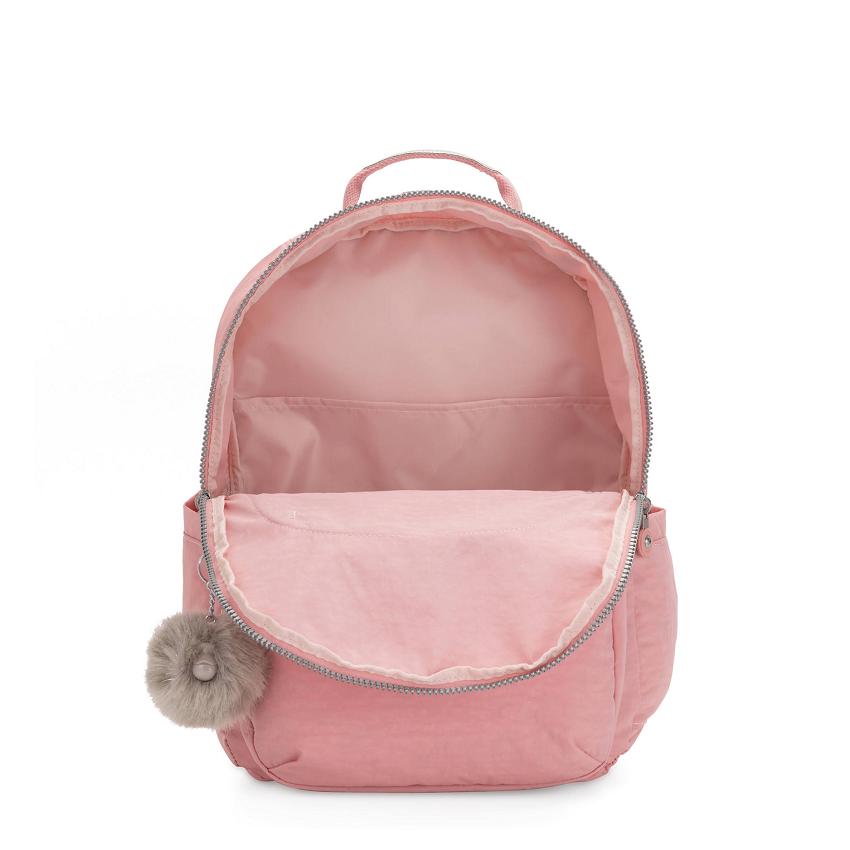 Kipling Seoul Extra Large Laptop Backpacks Rose | Ki1334O