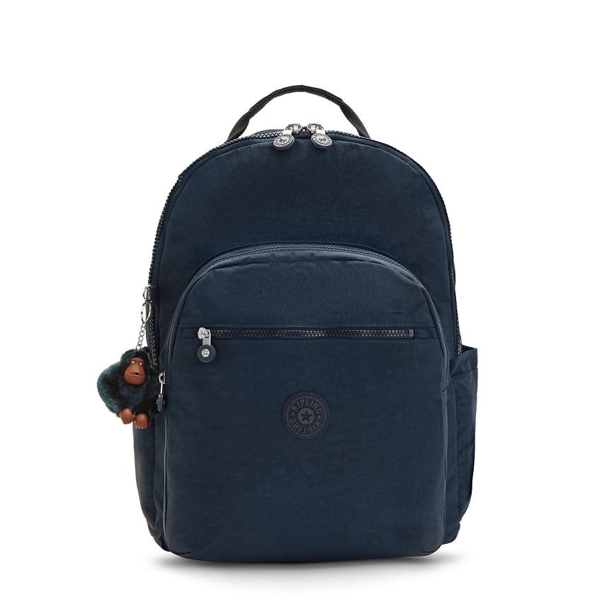 Kipling Seoul Extra Large Laptop Backpacks Blue | Ki1960E