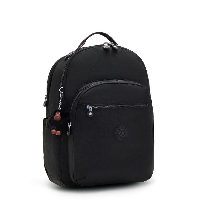 Kipling Seoul Extra Large Laptop Backpacks Black | Ki1971J