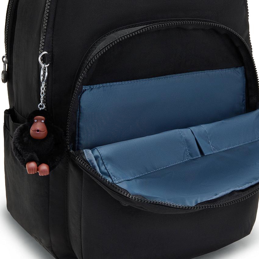 Kipling Seoul Extra Large Laptop Backpacks Black | Ki1971J