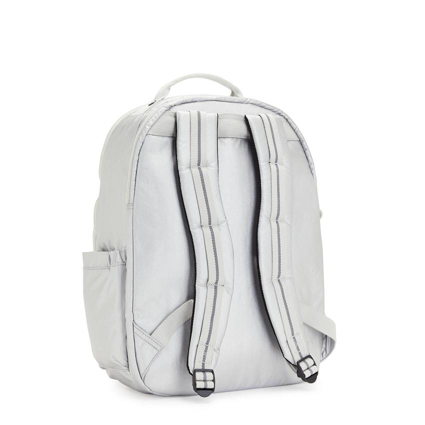 Kipling Seoul Extra Large Metallic Backpacks Metal | Ki2131F