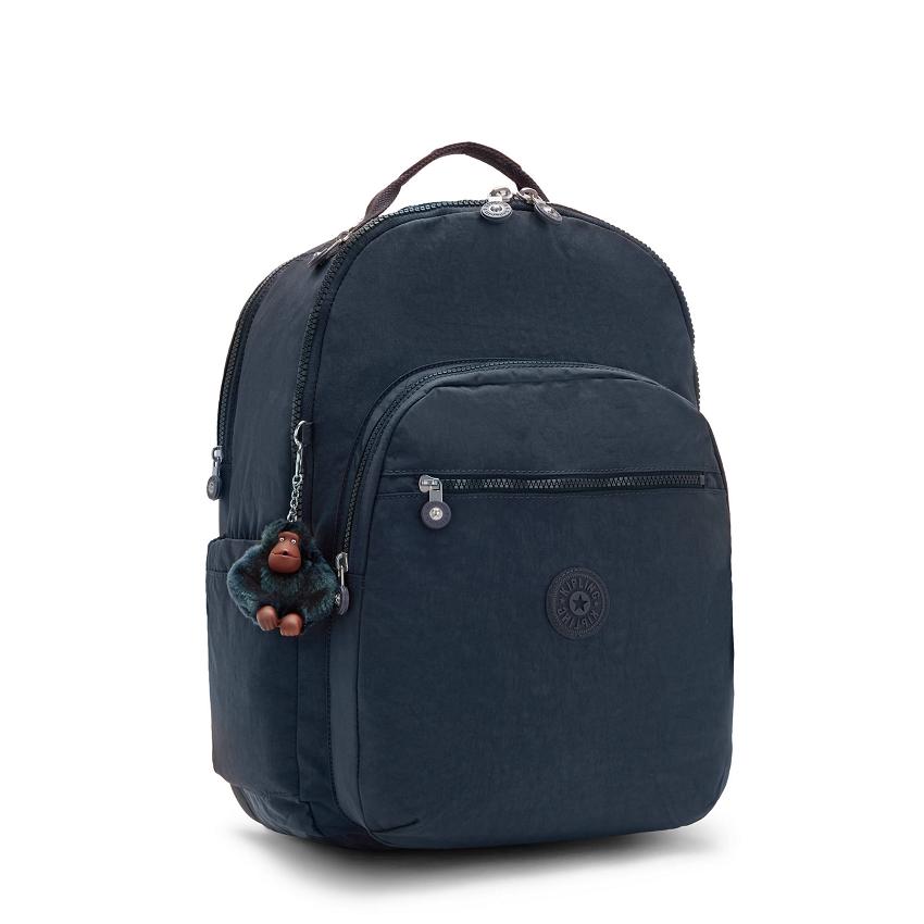 Kipling Seoul Extra Large School Backpacks Blue | Ki1641I