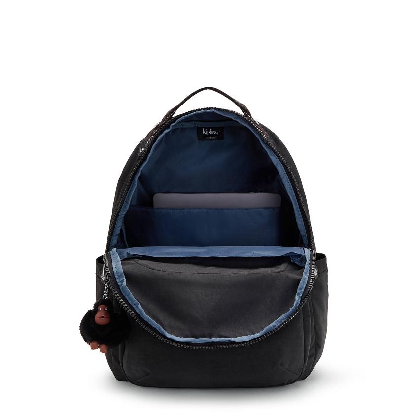 Kipling Seoul Large Laptop Backpacks Black | Ki2106Z