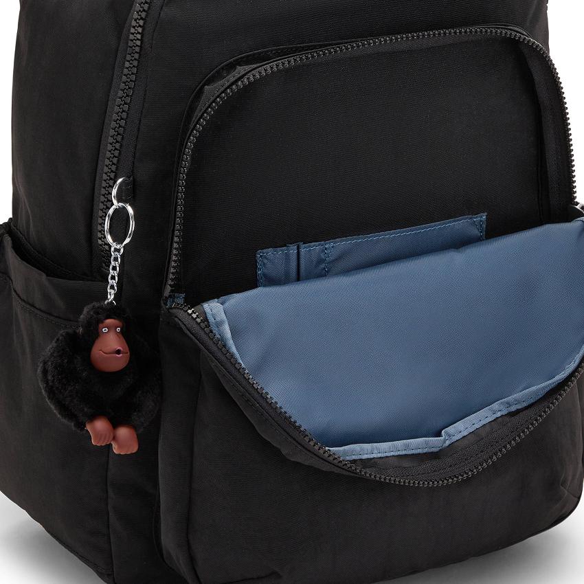 Kipling Seoul Large Laptop Backpacks Black | Ki2106Z