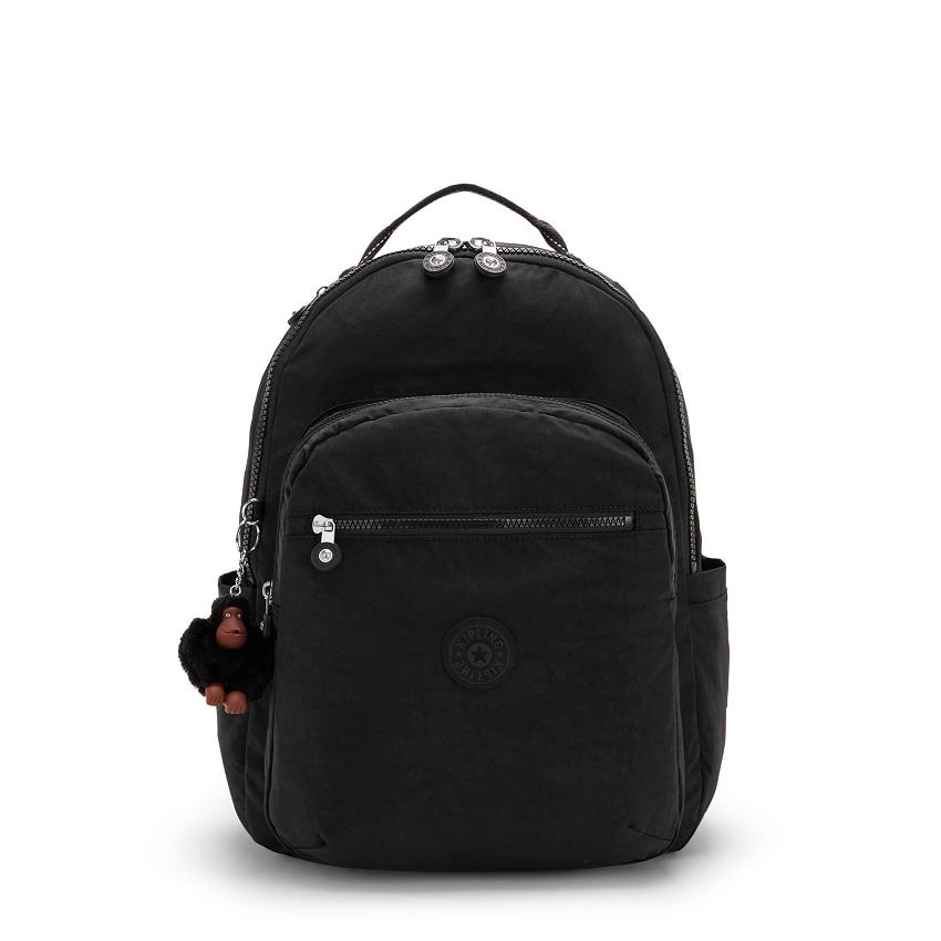 Kipling Seoul Large Laptop Backpacks Black | Ki2106Z