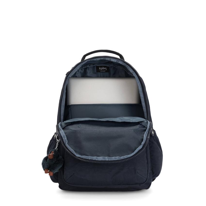 Kipling Seoul Large Laptop Backpacks Blue | Ki2122U