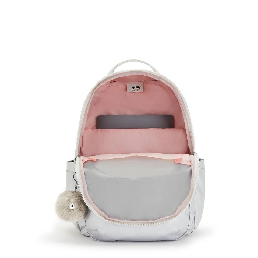 Kipling Seoul Large Laptop Backpacks Metal | Ki1692G