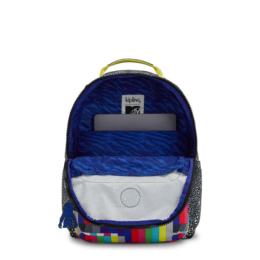 Kipling Seoul Large Laptop Backpacks Multicolor | Ki1496N