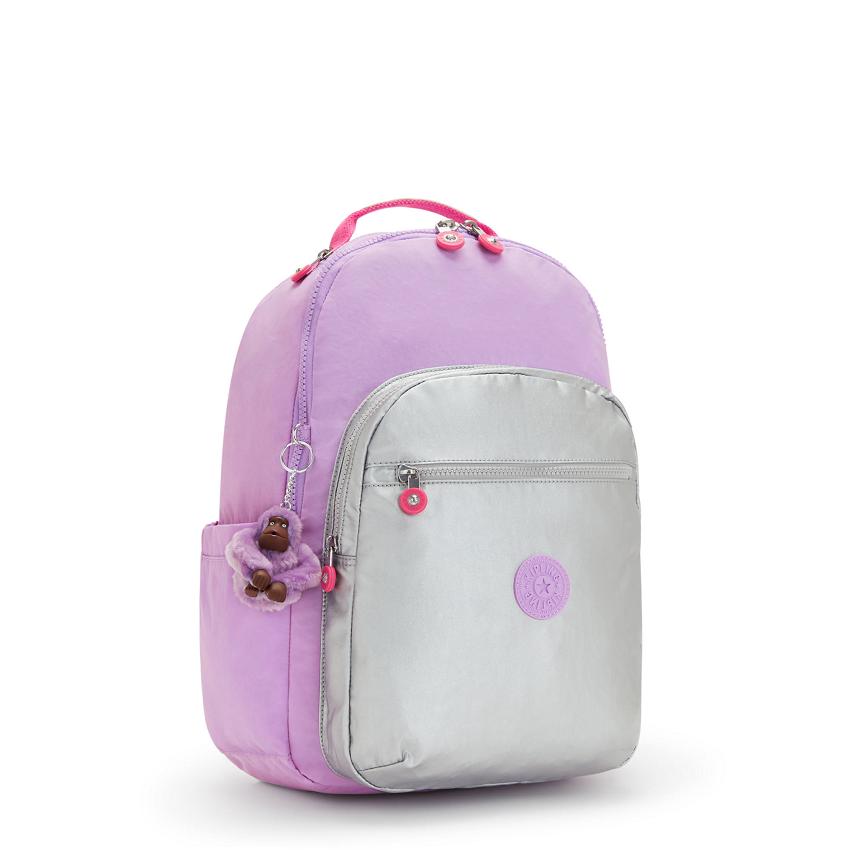 Kipling Seoul Large Laptop Backpacks Purple | Ki1611R