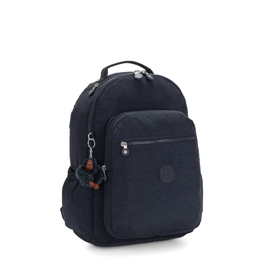 Kipling Seoul Large School Backpacks Blue | Ki1999F