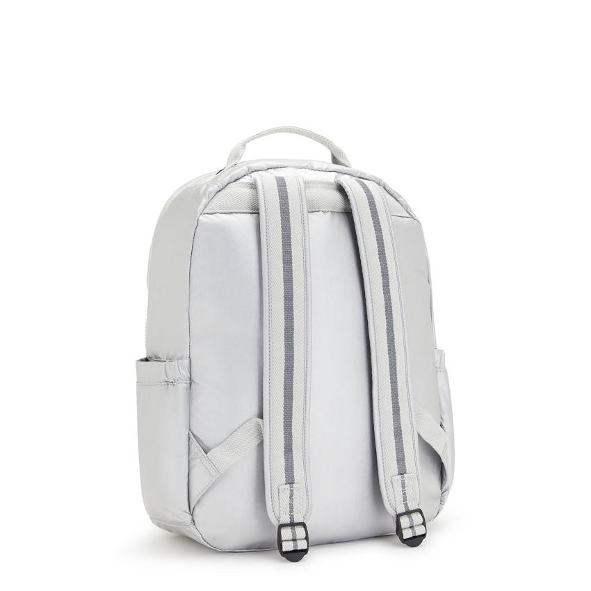 Kipling Seoul Large School Backpacks Metal | Ki1695J